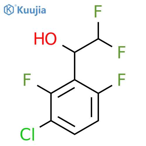 1-(3-Chloro-2,6-difluorophenyl)-2,2-difluoroethan-1-ol structure