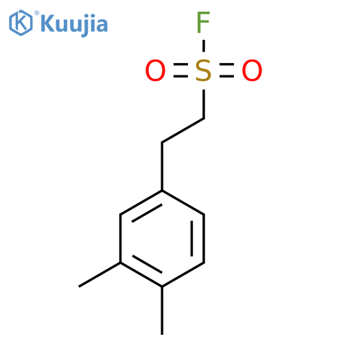 2-(3,4-dimethylphenyl)ethane-1-sulfonyl fluoride structure