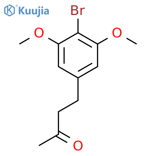 4-(4-bromo-3,5-dimethoxyphenyl)butan-2-one structure