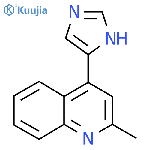 4-(1H-imidazol-4-yl)-2-methylquinoline structure
