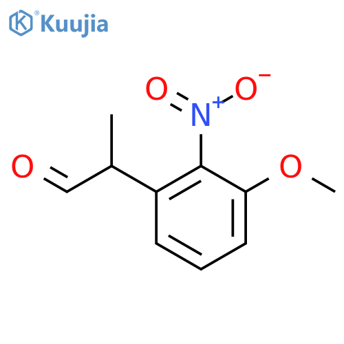 2-(3-Methoxy-2-nitrophenyl)propanal structure