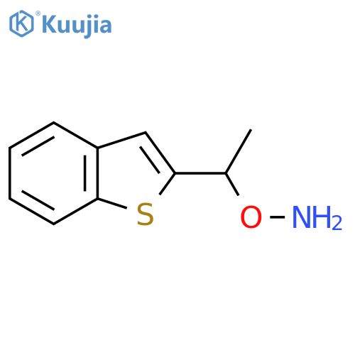 O-1-(1-benzothiophen-2-yl)ethylhydroxylamine structure