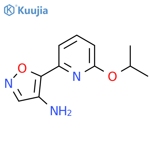 5-6-(propan-2-yloxy)pyridin-2-yl-1,2-oxazol-4-amine structure