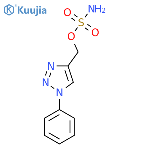 (1-phenyl-1H-1,2,3-triazol-4-yl)methyl sulfamate structure