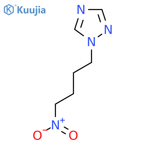 1-(4-nitrobutyl)-1H-1,2,4-triazole structure