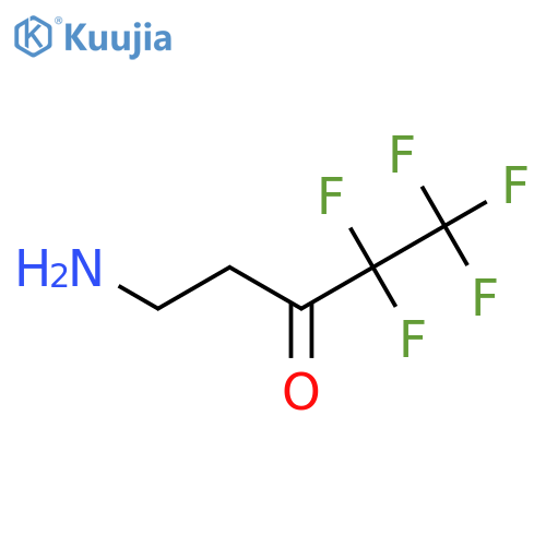 5-amino-1,1,1,2,2-pentafluoropentan-3-one structure