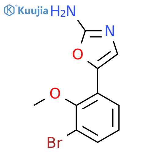 5-(3-bromo-2-methoxyphenyl)-1,3-oxazol-2-amine structure