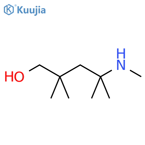 2,2,4-Trimethyl-4-(methylamino)pentan-1-ol structure