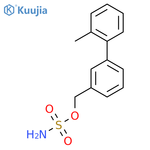 3-(2-methylphenyl)phenylmethyl sulfamate structure
