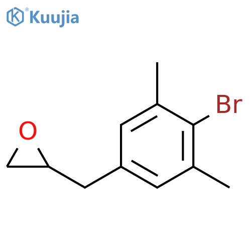 2-(4-bromo-3,5-dimethylphenyl)methyloxirane structure