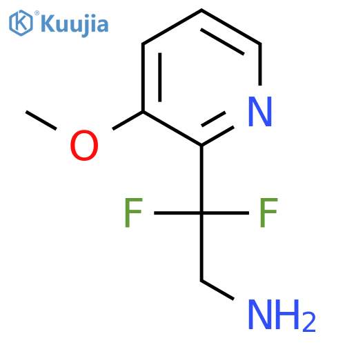 2,2-difluoro-2-(3-methoxypyridin-2-yl)ethan-1-amine structure
