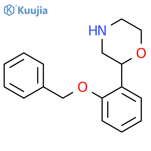 2-2-(benzyloxy)phenylmorpholine structure
