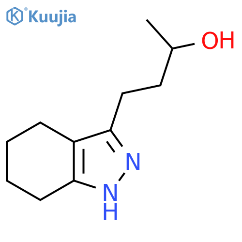 4-(4,5,6,7-tetrahydro-1H-indazol-3-yl)butan-2-ol structure