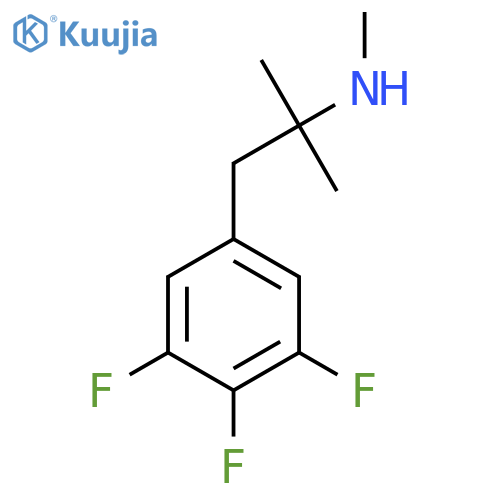 methyl2-methyl-1-(3,4,5-trifluorophenyl)propan-2-ylamine structure