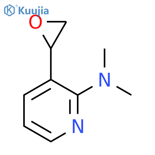 N,N-dimethyl-3-(oxiran-2-yl)pyridin-2-amine structure