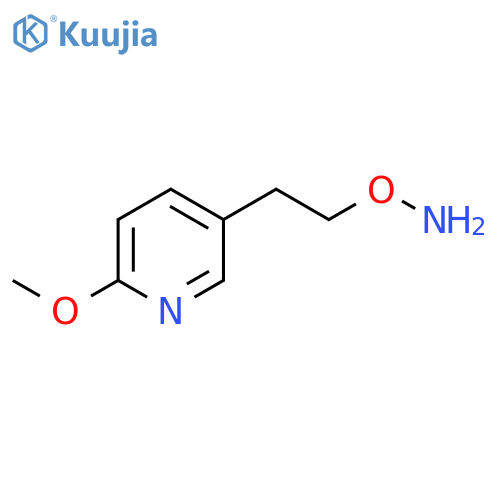 O-2-(6-methoxypyridin-3-yl)ethylhydroxylamine structure