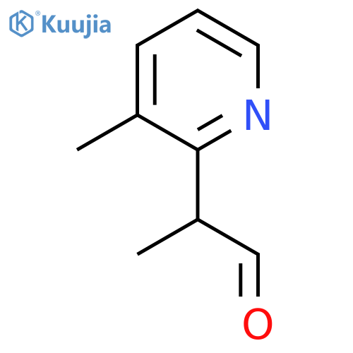 2-(3-methylpyridin-2-yl)propanal structure