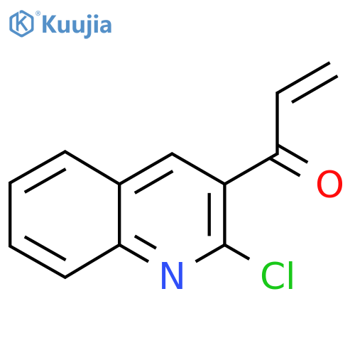 1-(2-chloroquinolin-3-yl)prop-2-en-1-one structure