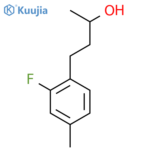 4-(2-fluoro-4-methylphenyl)butan-2-ol structure