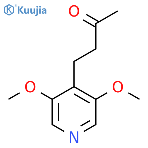 4-(3,5-dimethoxypyridin-4-yl)butan-2-one structure