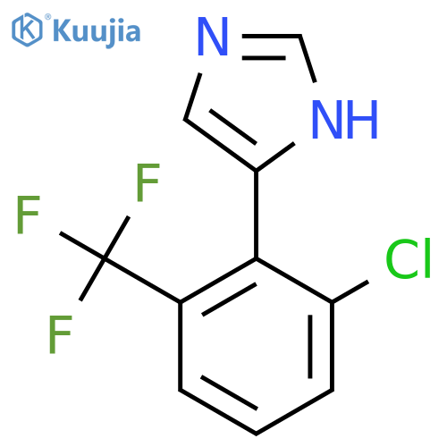 4-2-chloro-6-(trifluoromethyl)phenyl-1H-imidazole structure