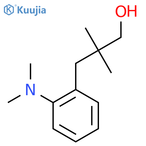 3-2-(dimethylamino)phenyl-2,2-dimethylpropan-1-ol structure