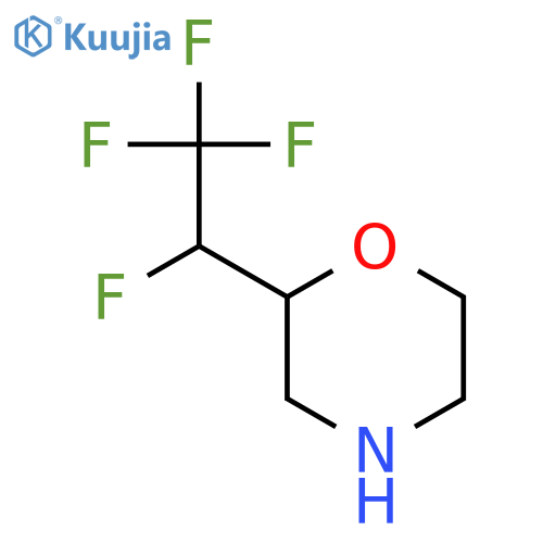 2-(1,2,2,2-tetrafluoroethyl)morpholine structure