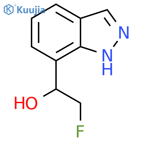 2-fluoro-1-(1H-indazol-7-yl)ethan-1-ol structure