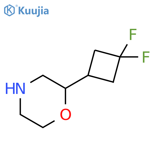 2-(3,3-difluorocyclobutyl)morpholine structure