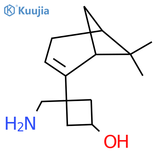3-(aminomethyl)-3-{6,6-dimethylbicyclo3.1.1hept-2-en-2-yl}cyclobutan-1-ol structure