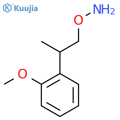 O-2-(2-methoxyphenyl)propylhydroxylamine structure