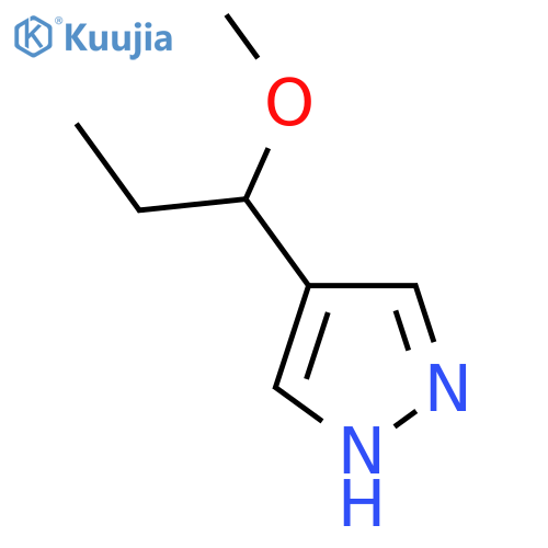 4-(1-methoxypropyl)-1H-pyrazole structure
