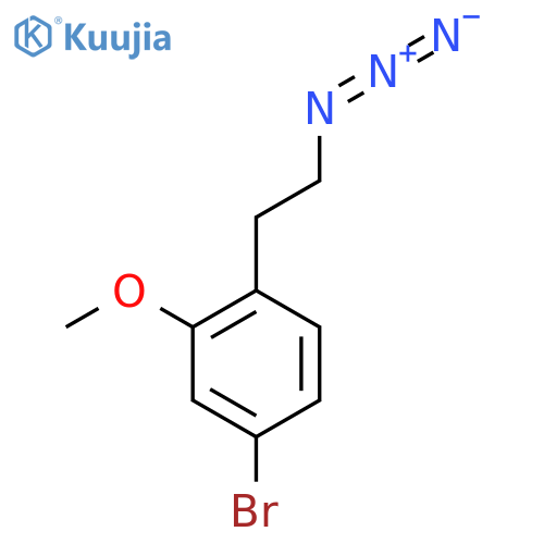 1-(2-Azidoethyl)-4-bromo-2-methoxybenzene structure