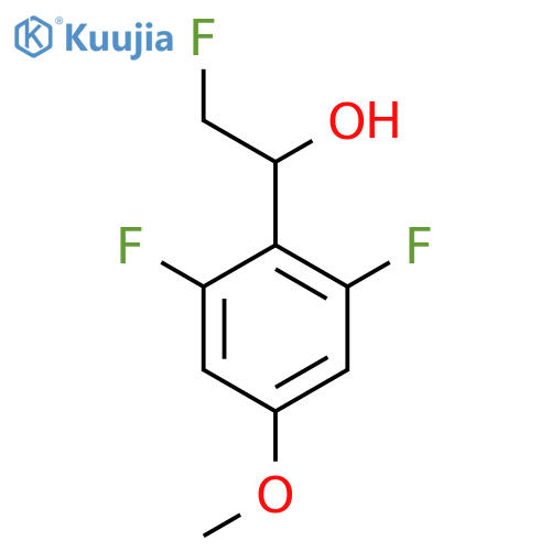 1-(2,6-difluoro-4-methoxyphenyl)-2-fluoroethan-1-ol structure