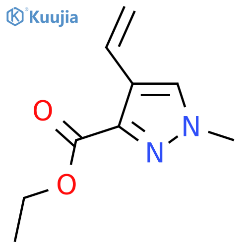 ethyl 4-ethenyl-1-methyl-1H-pyrazole-3-carboxylate structure