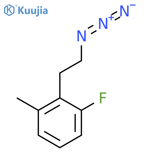 2-(2-azidoethyl)-1-fluoro-3-methylbenzene structure