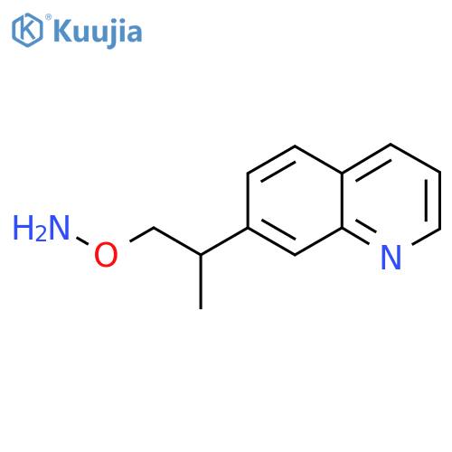 O-2-(quinolin-7-yl)propylhydroxylamine structure