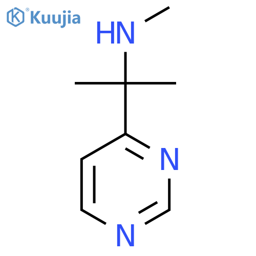 methyl2-(pyrimidin-4-yl)propan-2-ylamine structure