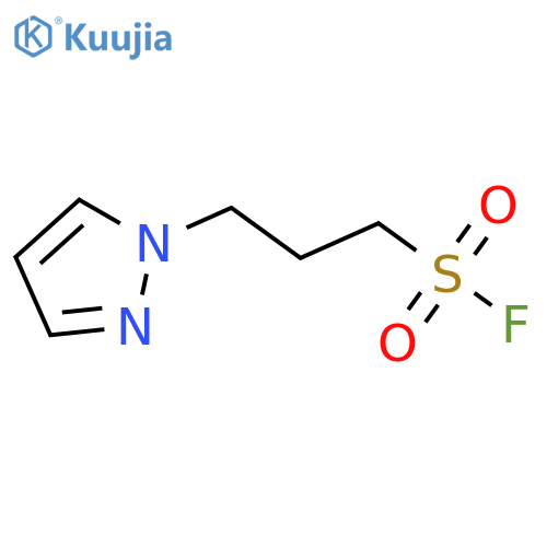 3-(1H-pyrazol-1-yl)propane-1-sulfonyl fluoride structure