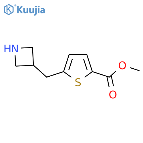 methyl 5-(azetidin-3-yl)methylthiophene-2-carboxylate structure