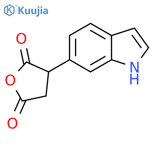 3-(1H-indol-6-yl)oxolane-2,5-dione structure