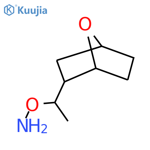 O-(1-{7-oxabicyclo2.2.1heptan-2-yl}ethyl)hydroxylamine structure