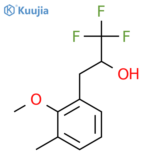 1,1,1-trifluoro-3-(2-methoxy-3-methylphenyl)propan-2-ol structure