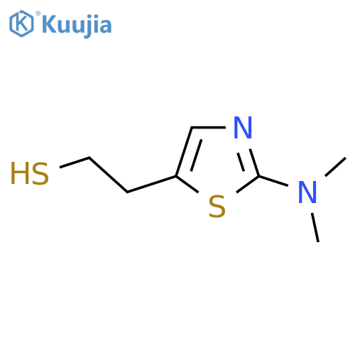 2-2-(dimethylamino)-1,3-thiazol-5-ylethane-1-thiol structure