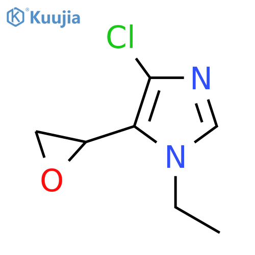 4-chloro-1-ethyl-5-(oxiran-2-yl)-1H-imidazole structure