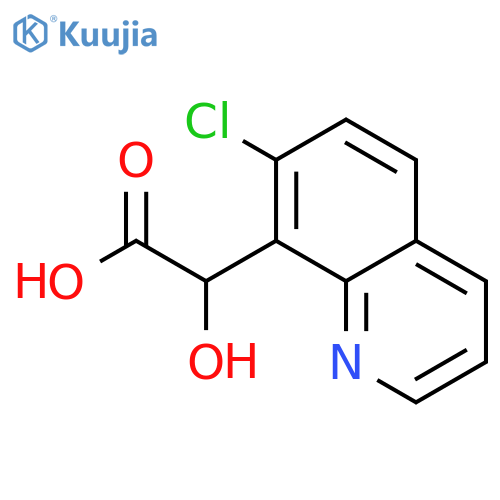 2-(7-chloroquinolin-8-yl)-2-hydroxyacetic acid structure