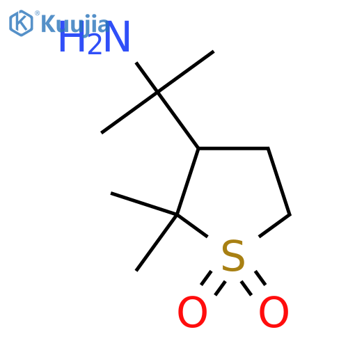 3-(2-aminopropan-2-yl)-2,2-dimethyl-1lambda6-thiolane-1,1-dione structure