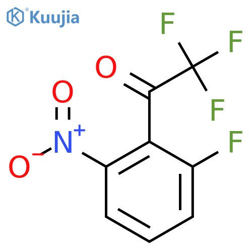 2,2,2-trifluoro-1-(2-fluoro-6-nitrophenyl)ethan-1-one structure