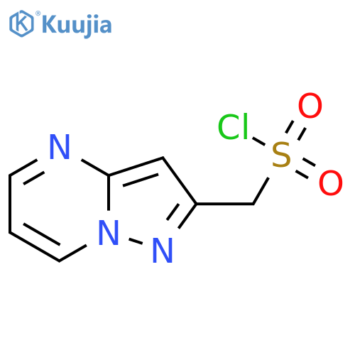 {pyrazolo1,5-apyrimidin-2-yl}methanesulfonyl chloride structure