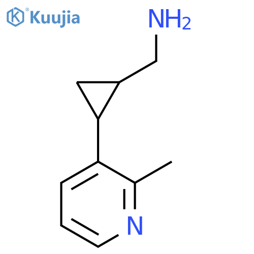 2-(2-methylpyridin-3-yl)cyclopropylmethanamine structure
